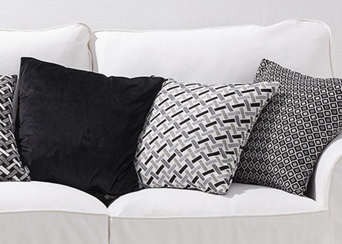 Jaquard vävd tyger i kollektionen Black&White Jaquard vävd tyger i kollektionen Black&White