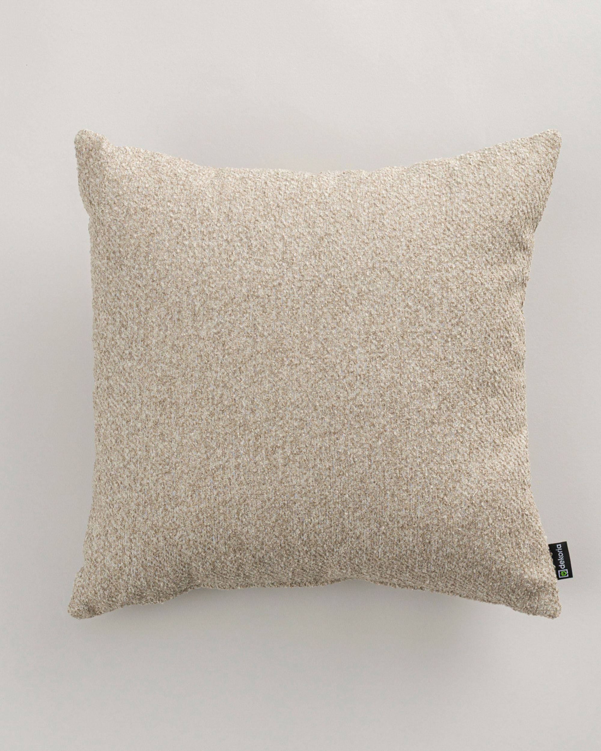 Kuddfodral standard färg beige tyg grov