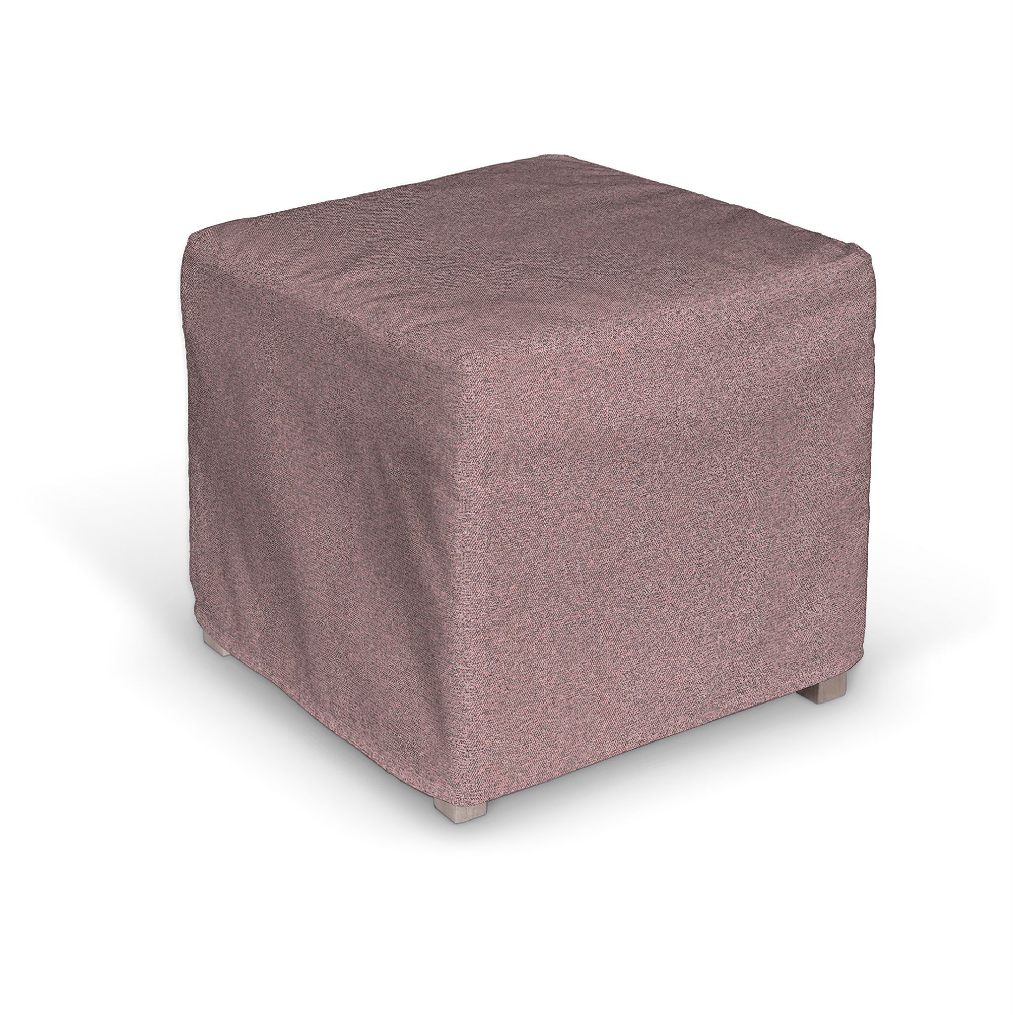 Solsta klädsel<br>Pällbo fotpall färg pink tyg grov
