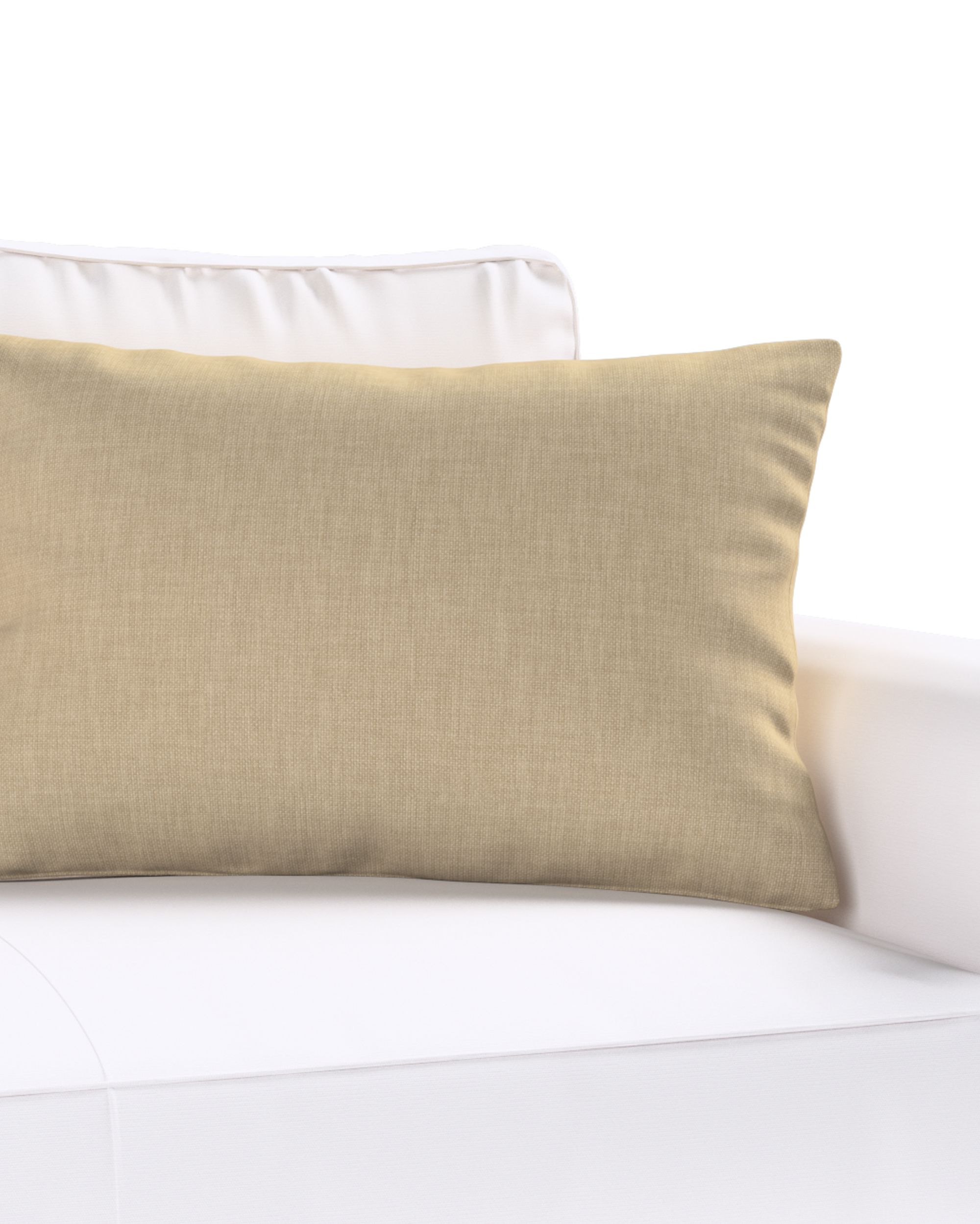Kuddfodral Standard avlång färg beige tyg grov (hover)