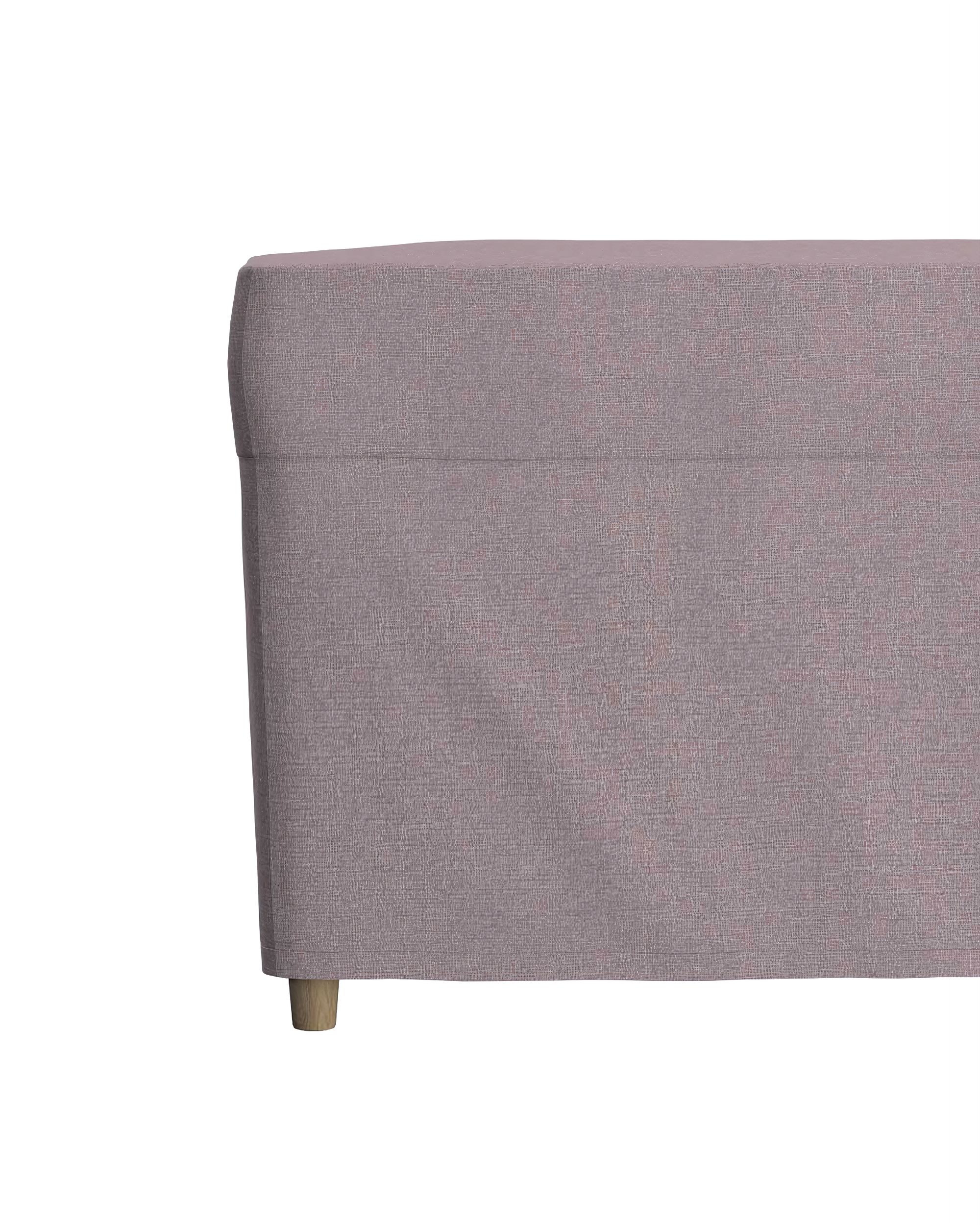 Strandmon klädsel fotpall färg pink tyg grov (hover)