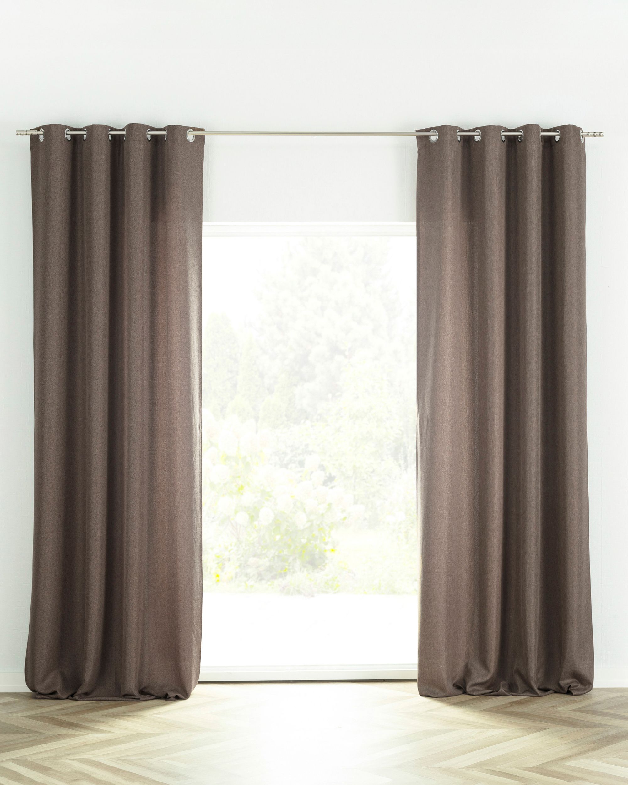 BASIC gardin med öljetter 140x280 cm  1 längd