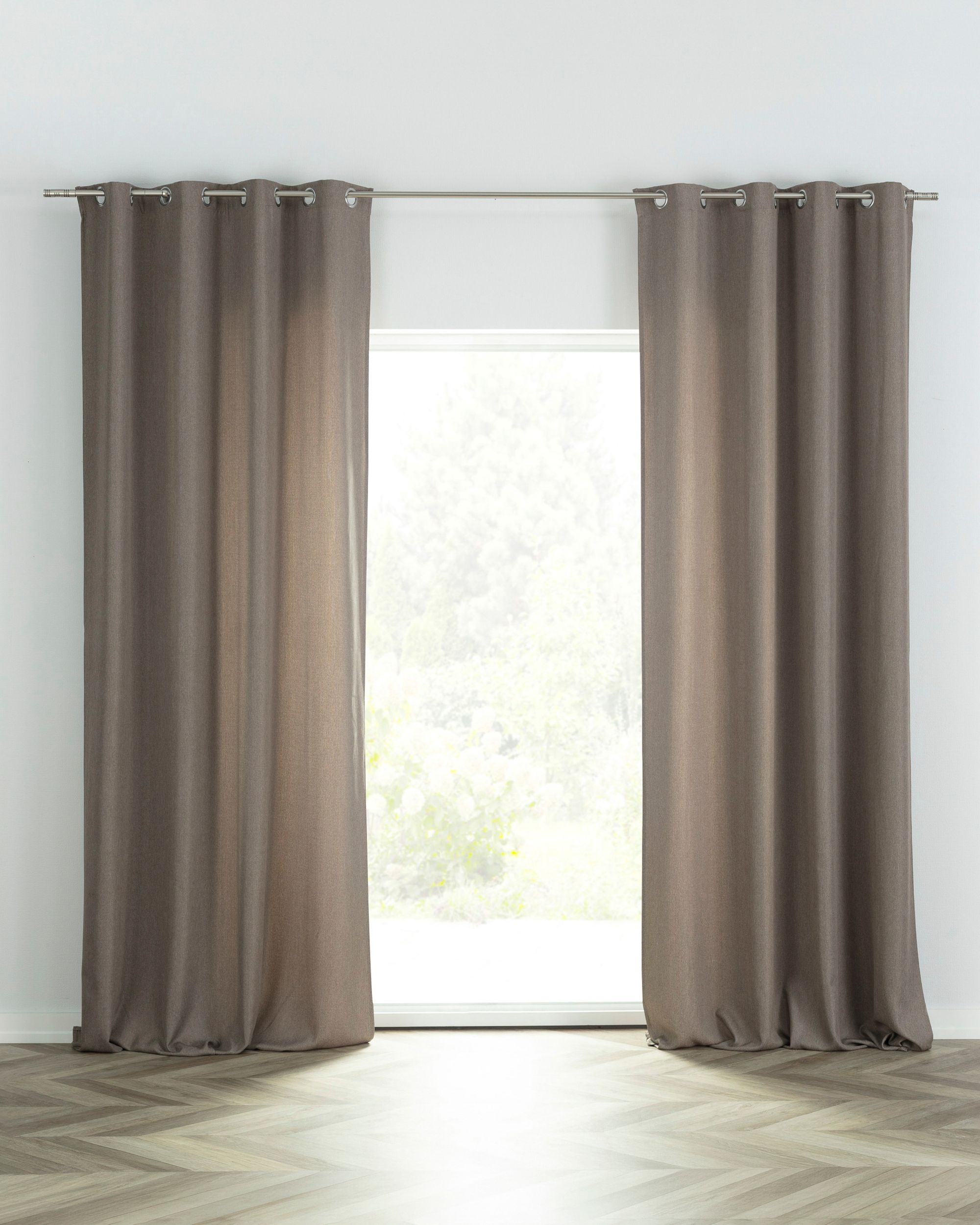 BASIC gardin med öljetter 140x280 cm  1 längd