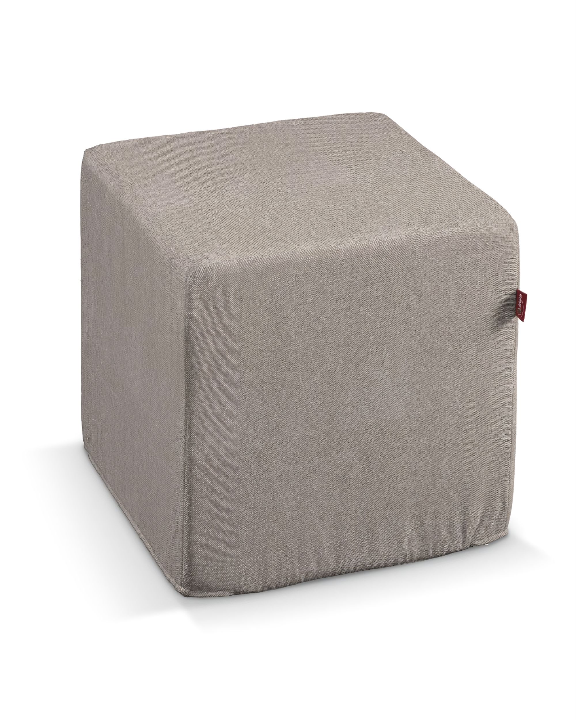 Klädsel till sittkub färg beige tyg grov