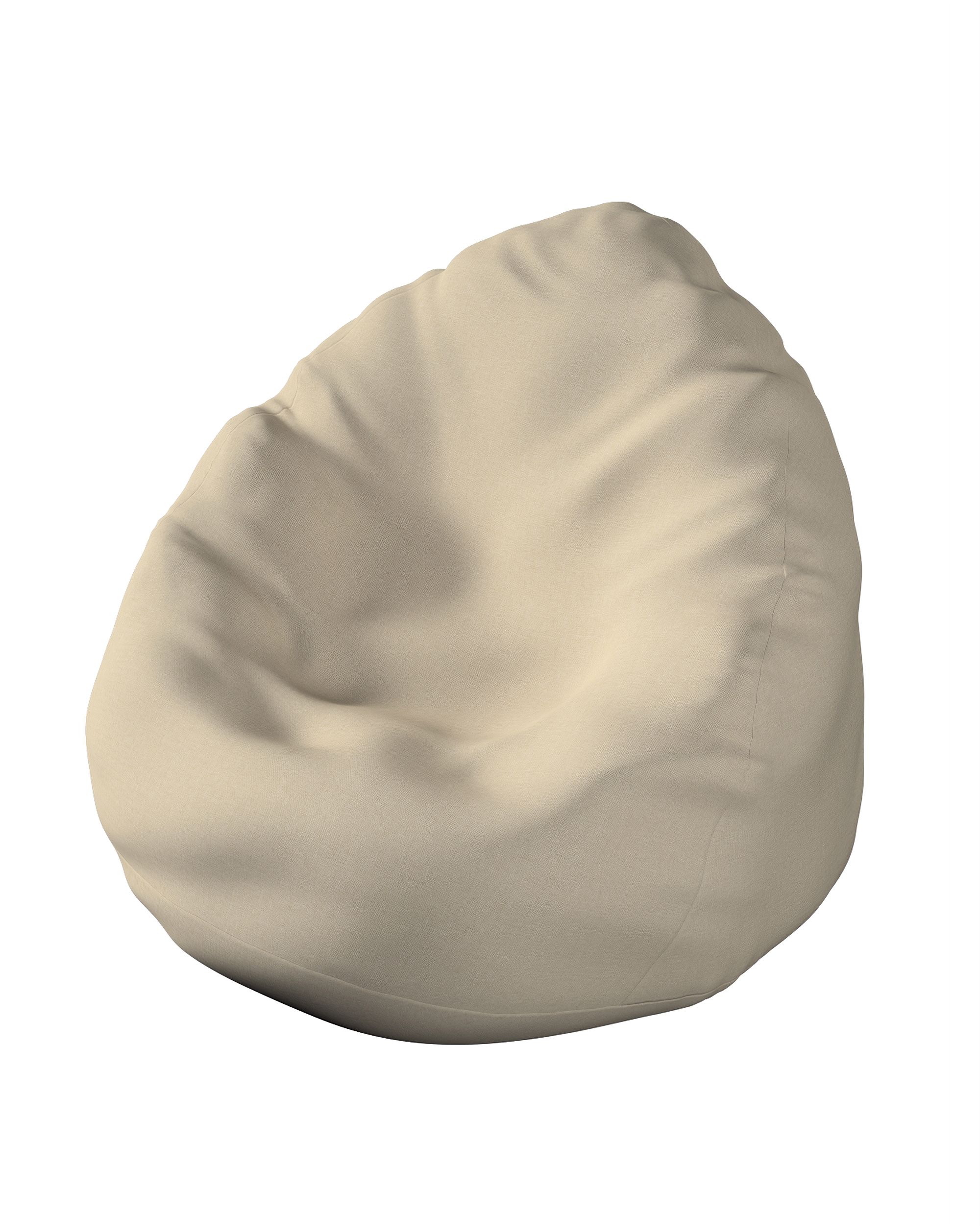 Yttersäck - Klädsel til sittsäck färg beige tyg outdoor, grov