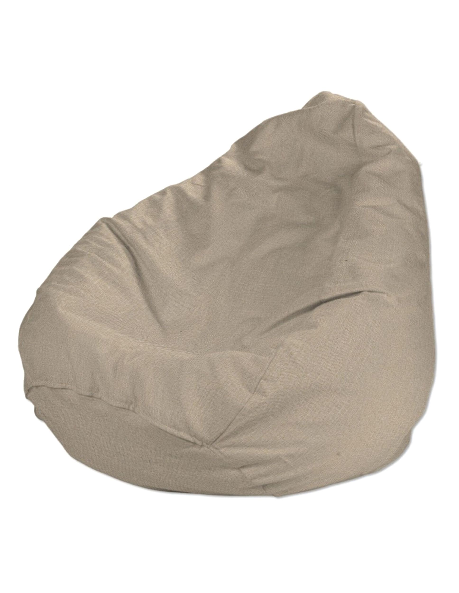 Yttersäck - Klädsel til sittsäck färg beige tyg grov