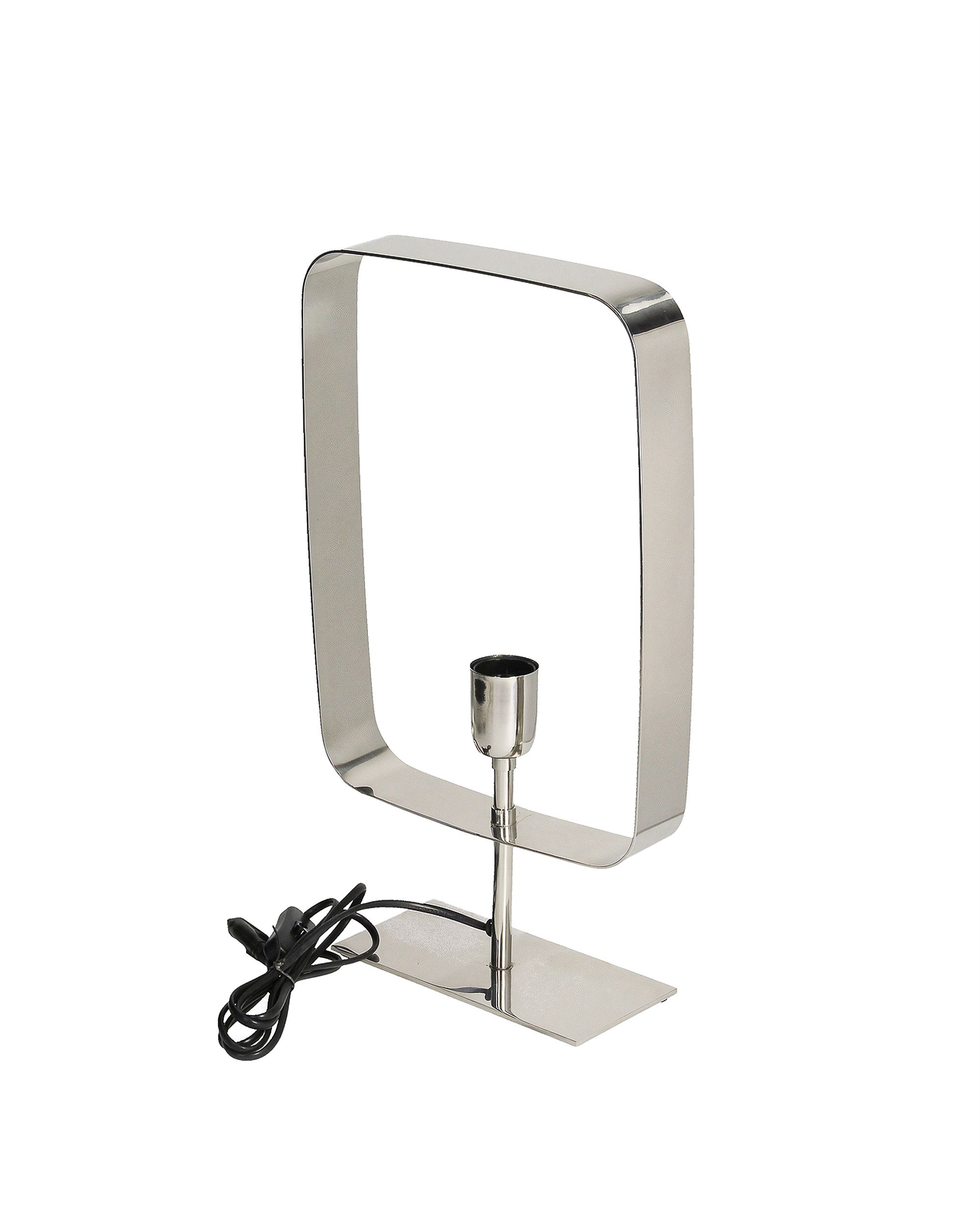 Lampa stołowa Yalu Silver 46 cm