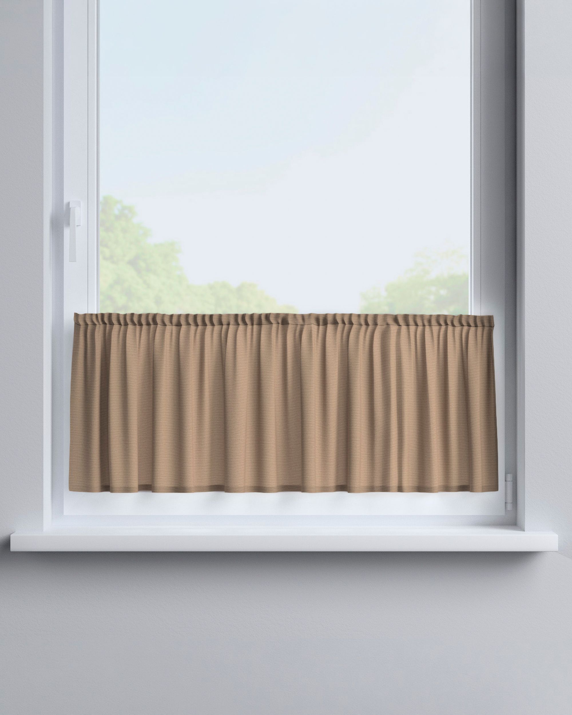 Gardinkappa med kanal H40cm färg beige (hover)