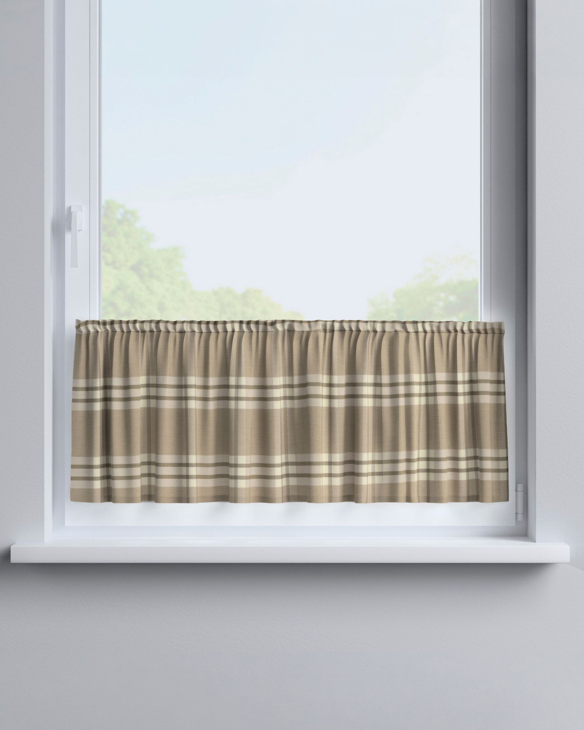 Gardinkappa med kanal H40cm färg beige (hover)