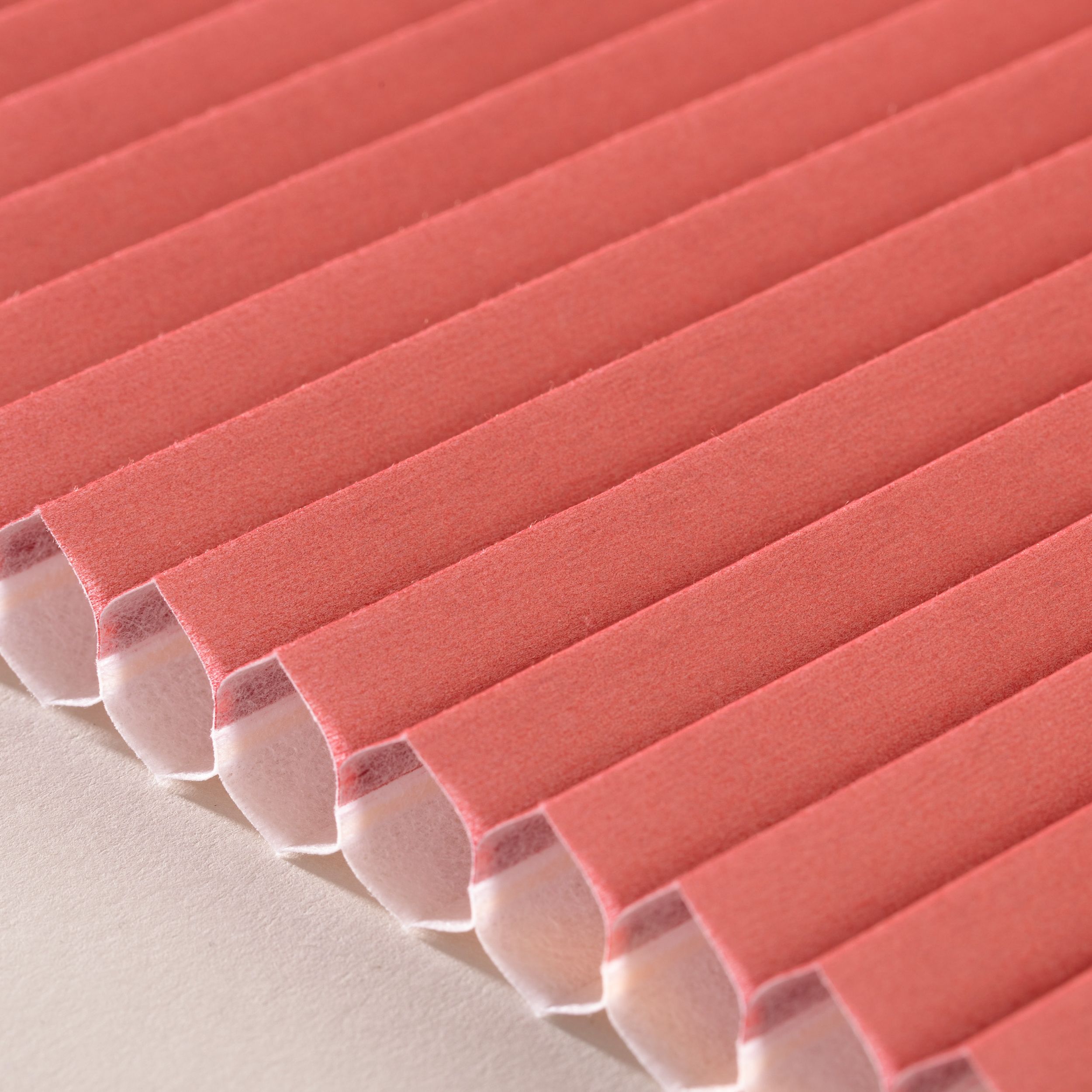 Plissé Honeycomb - Basic H-105 röd